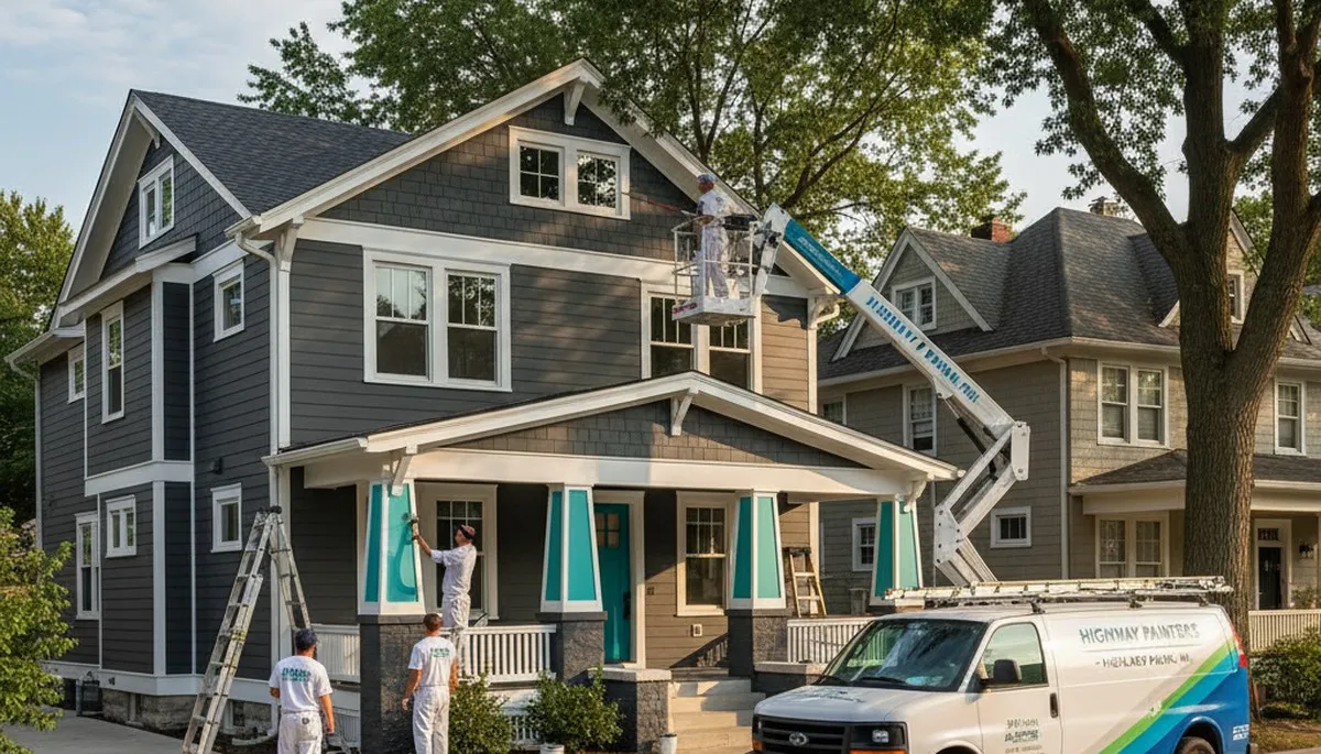 Professional house painters in Royal Oak MI providing expert residential painting services