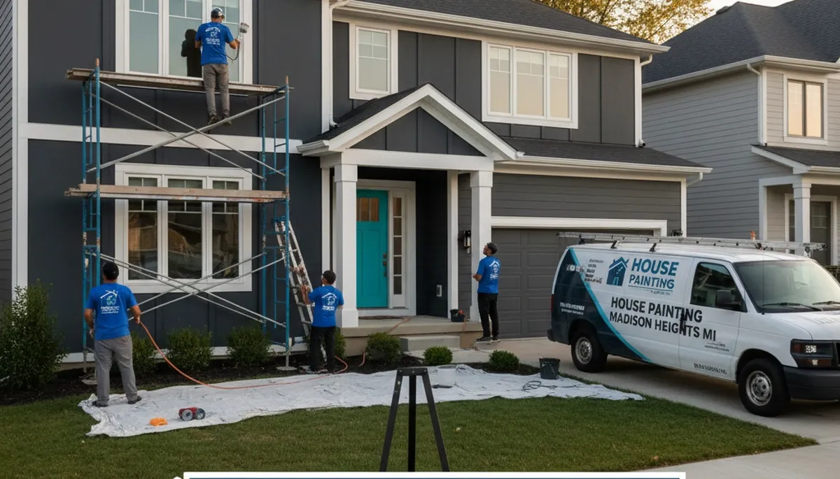 House painting services in Royal Oak, MI for exterior and interior residential homes