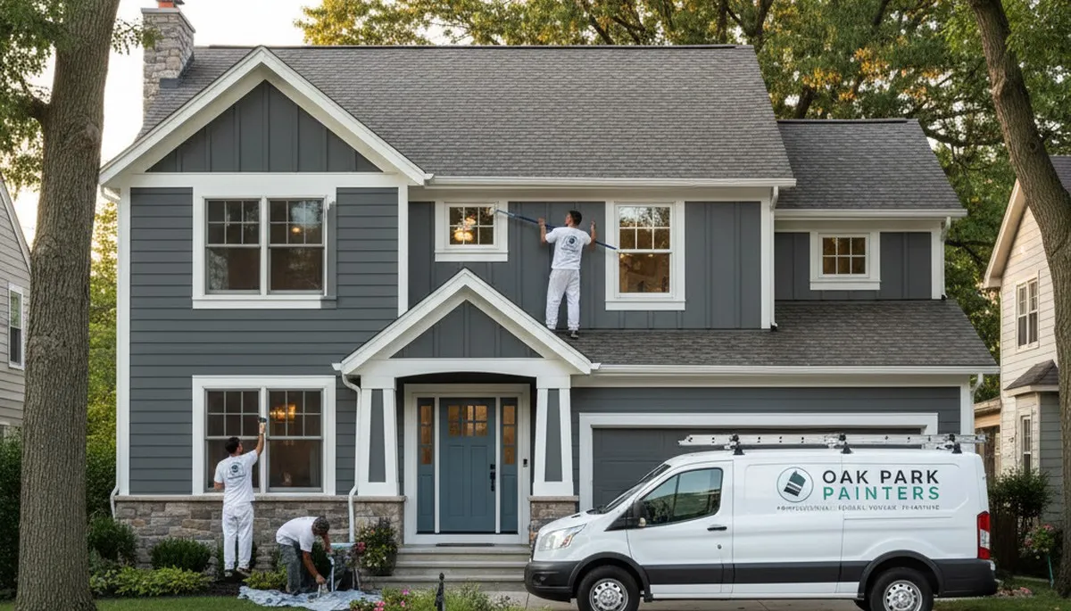 Professional house painters in Royal Oak MI providing expert exterior home painting services