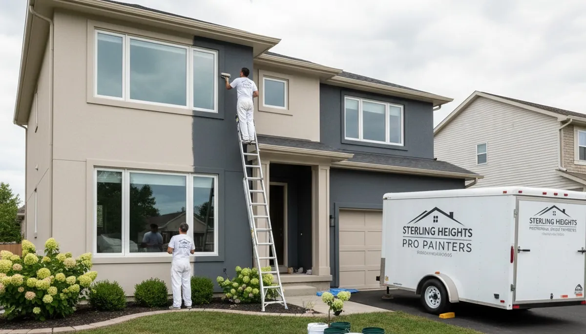 Professional house painters in Royal Oak MI providing expert home exterior painting services
