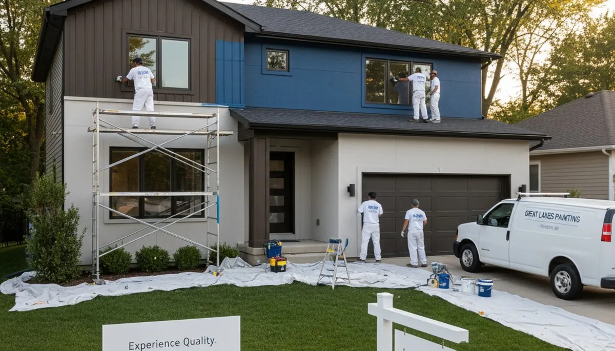 Royal Oak, MI house painting contractor for interior and exterior residential painting services