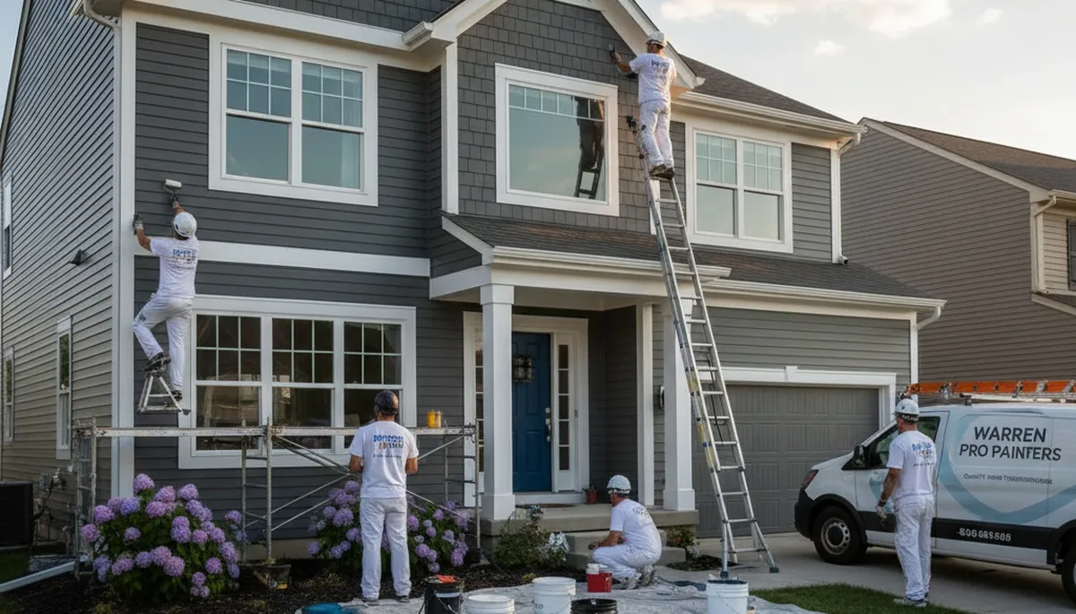 House painting services in Royal Oak, MI by PaintingRoyalOakMI.com for residential interiors and exteriors