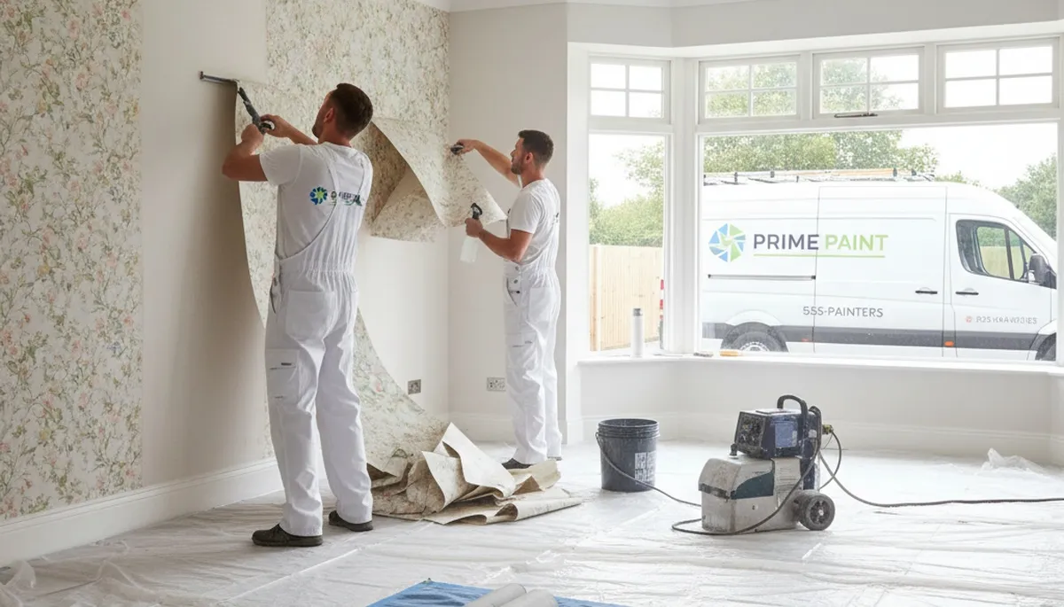 Professional wallpaper removal service in Royal Oak, MI for smooth, paint-ready interior walls